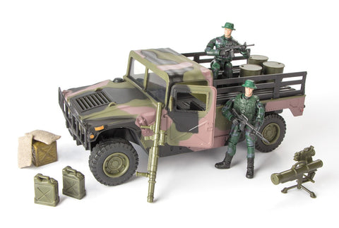 Action Militær Humvee med 2 Figurer