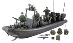 Action Militær Marine Båd med 3 Figurer