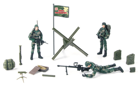 Action Militær Marine Pakke med 3 Figurer