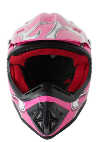 Crosser Hjelm Børn Pink