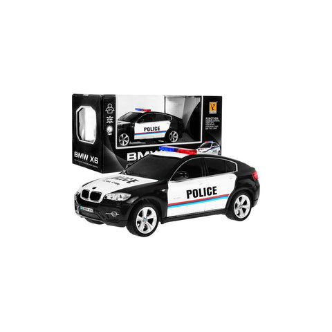 Fjernstyret Politibil BMW X6 1:24 R/C