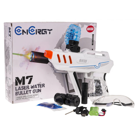 Gelblaster med tilbehør