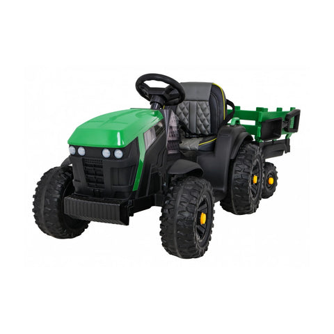 EL Traktor med anhænger til Børn 12V