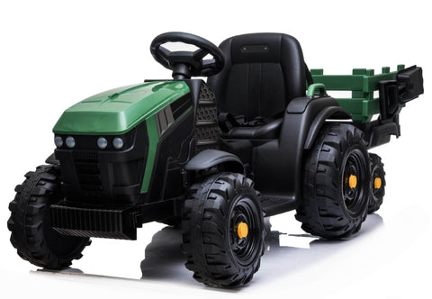 EL Traktor med anhænger til Børn 12V