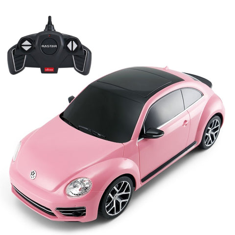 Fjernstyret VW Beetle Pink 1:14