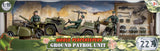 Action Militær Patrulje 3 Køretøjer + Figurer